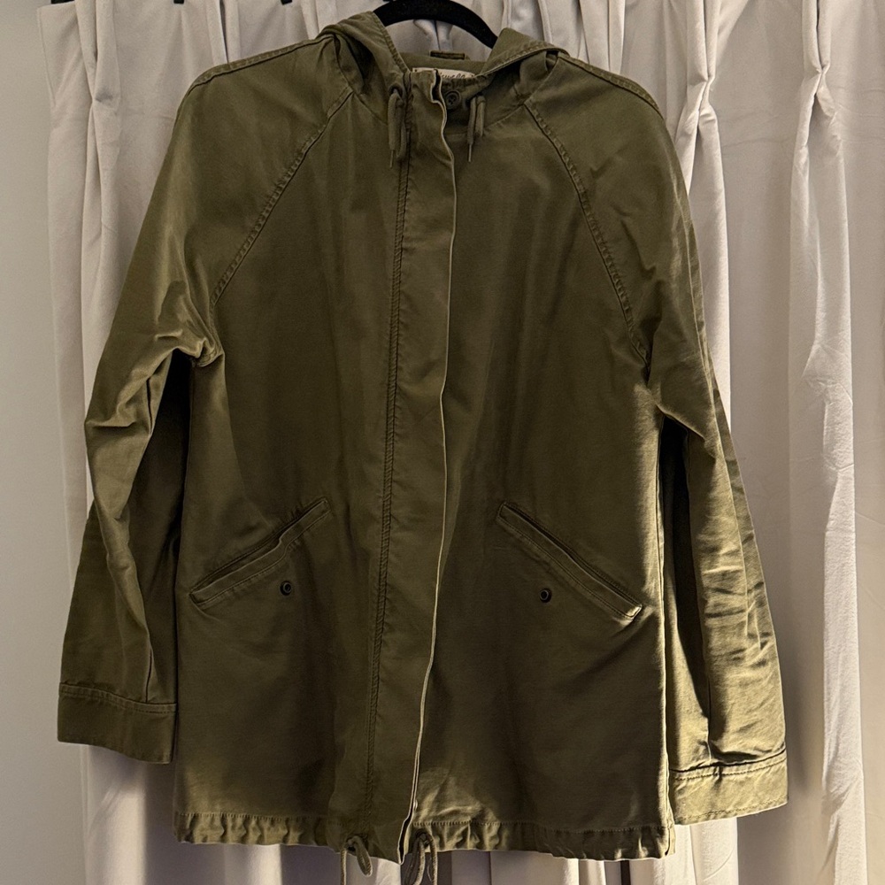 Madewell Olive Green Hooded Jacket
